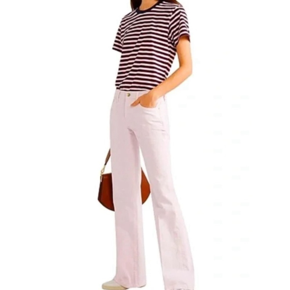 NEW CURRENT/ELLIOTT The Wray Wide-Leg Jeans in Orchid